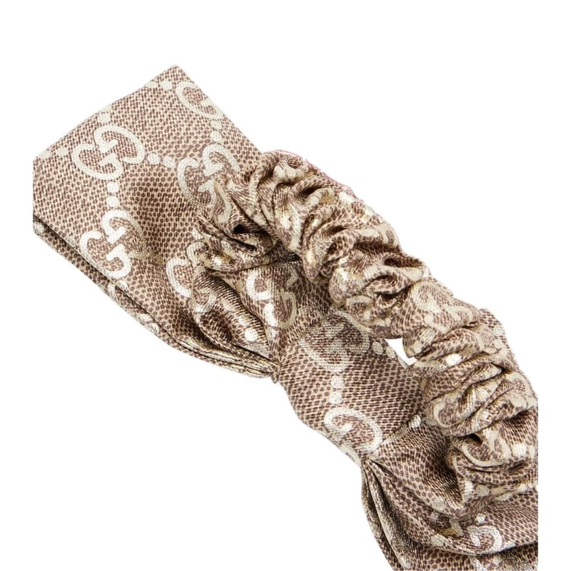 Scrunchie de laço de seda GG - Mercado de Luxo - O Maior E-Commerce de Bens, Produtos e Serviços de Luxo do Brasil.