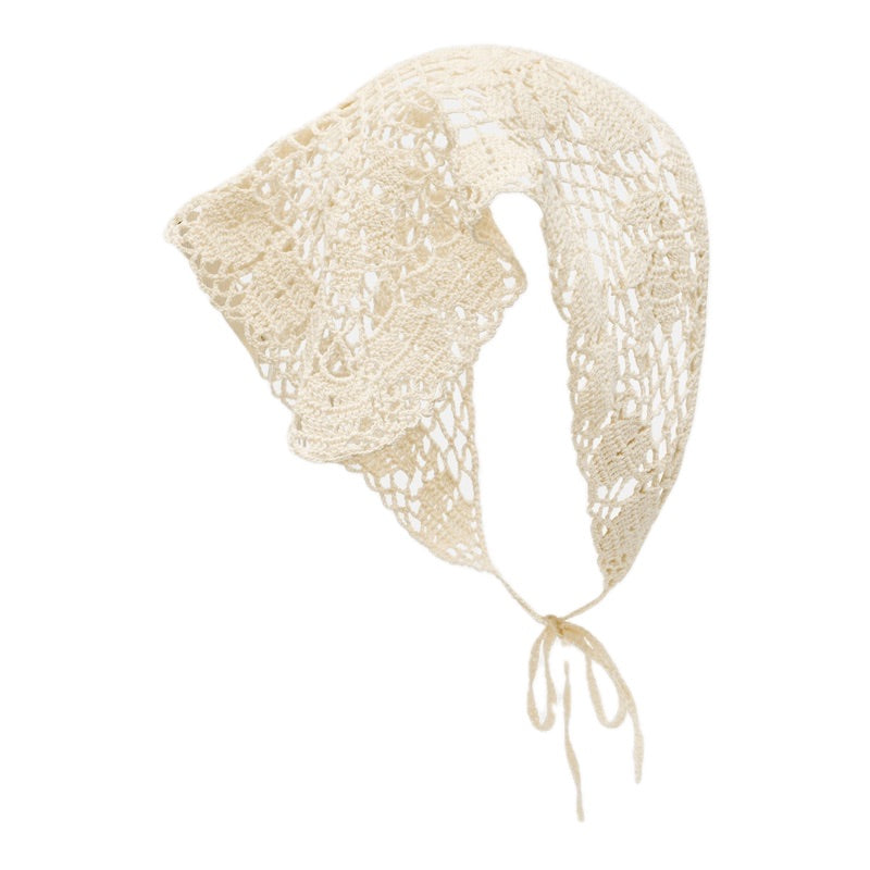 Faixa de Cabeça Algodão e Crochê - Mercado de Luxo - O Maior E-Commerce de Bens, Produtos e Serviços de Luxo do Brasil.