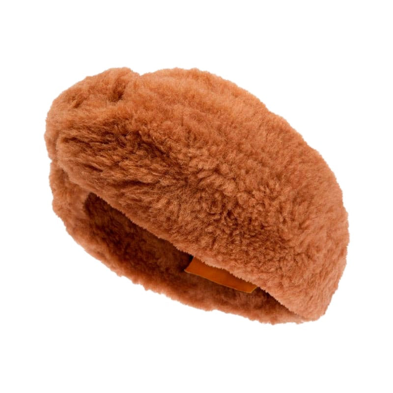 Tiara de pelo de camelo e seda de Ovídio - Mercado de Luxo - O Maior E-Commerce de Bens, Produtos e Serviços de Luxo do Brasil.