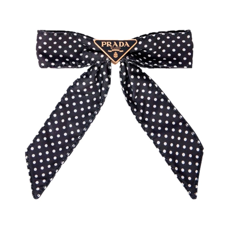 Presilha de Cabelo com detalhe de laço e bolinhas - Mercado de Luxo - O Maior E-Commerce de Bens, Produtos e Serviços de Luxo do Brasil.