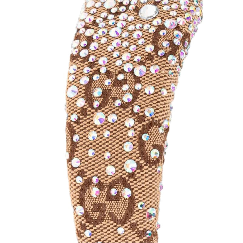 Faixa de Cabeça com cristais brilhantes - Mercado de Luxo - O Maior E-Commerce de Bens, Produtos e Serviços de Luxo do Brasil.