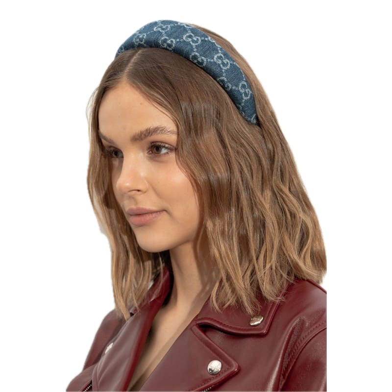 Faixa de Cabeça jeans - Mercado de Luxo - O Maior E-Commerce de Bens, Produtos e Serviços de Luxo do Brasil.