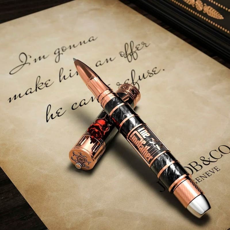 Caneta RollerBall The Godfather - Edição Limitada - Preta