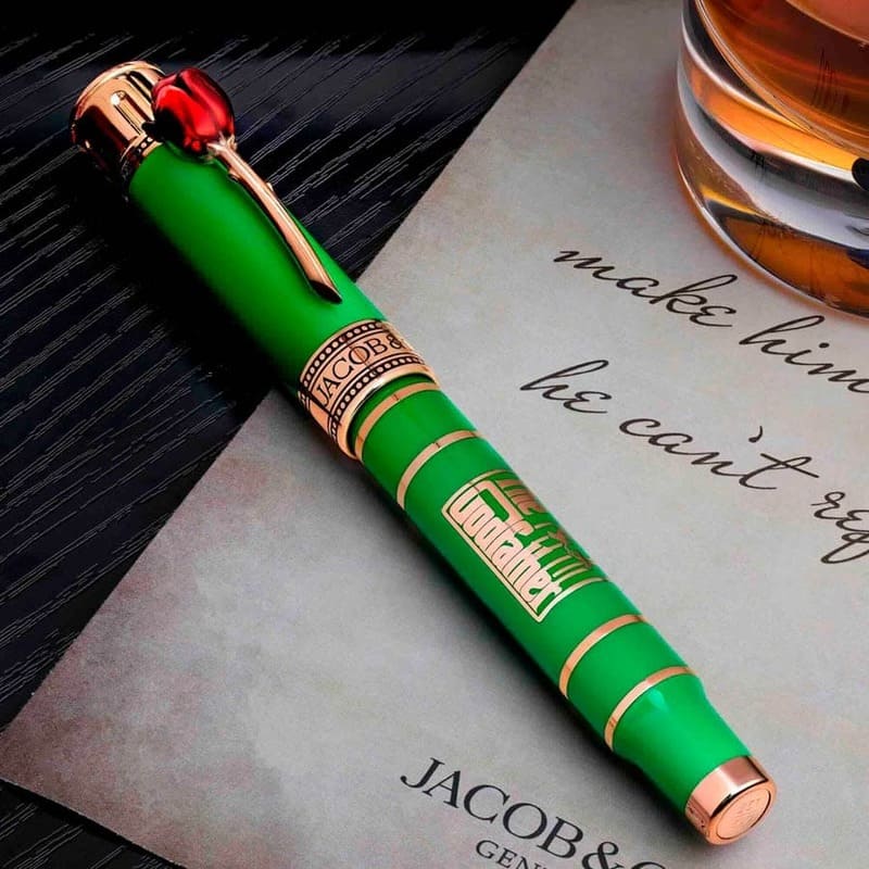 Caneta Tinteiro The Godfather - Edição Limitada - Verde - Mercado de Luxo - O Maior E-Commerce de Bens, Produtos e Serviços de Luxo do Brasil.