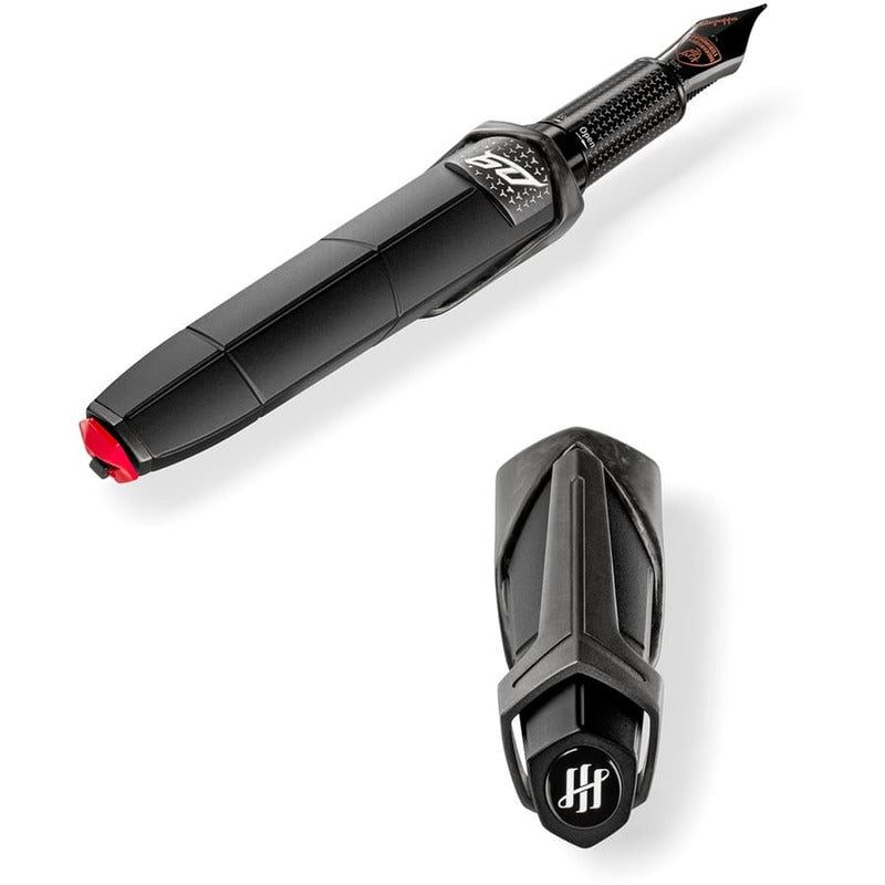 Caneta Tinteiro Automobili Lamborghini 60 anos - Pure Emotion - Ponta Fina - Preta - Mercado de Luxo - O Maior E-Commerce de Bens, Produtos e Serviços de Luxo do Brasil.