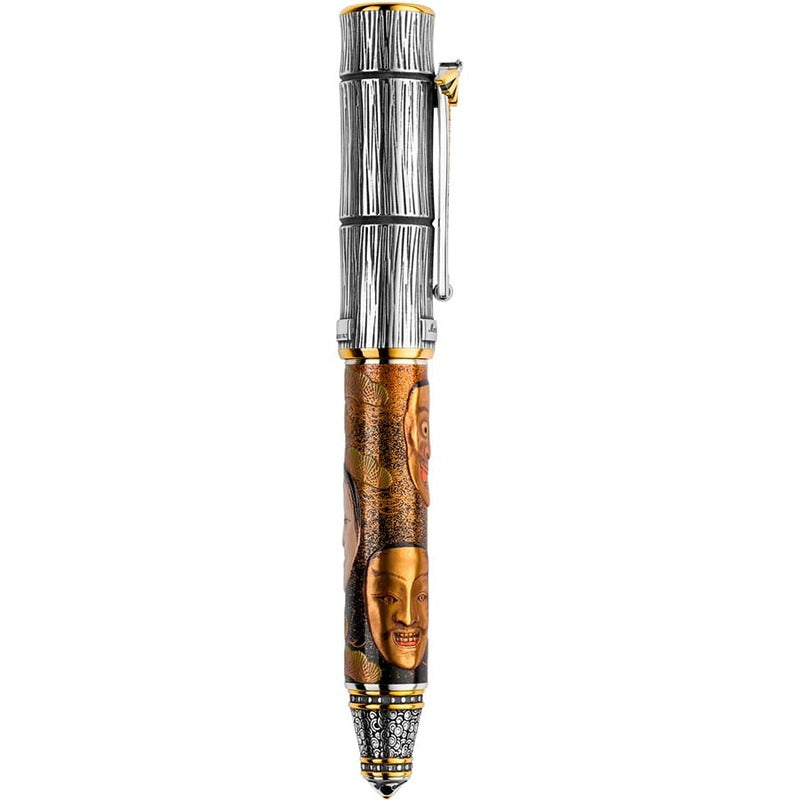 Caneta Tinteiro Kitcho Noh Masks - Deity - Edição Limitada - Ponta Fina - Mercado de Luxo - O Maior E-Commerce de Bens, Produtos e Serviços de Luxo do Brasil.
