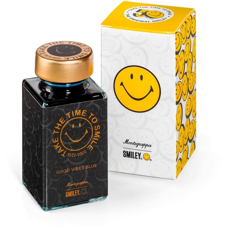 Refil Frasco Tinteiro Smiley® Heritage Collection - Get Happy! - 50ml - Azul