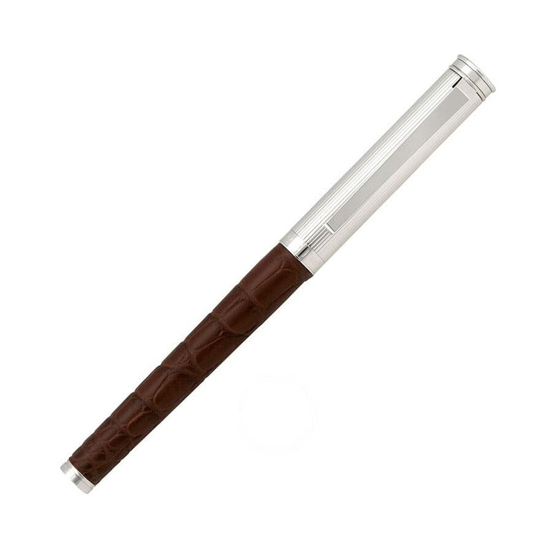 Caneta Tinteiro Bespoke All Alligator - Marron