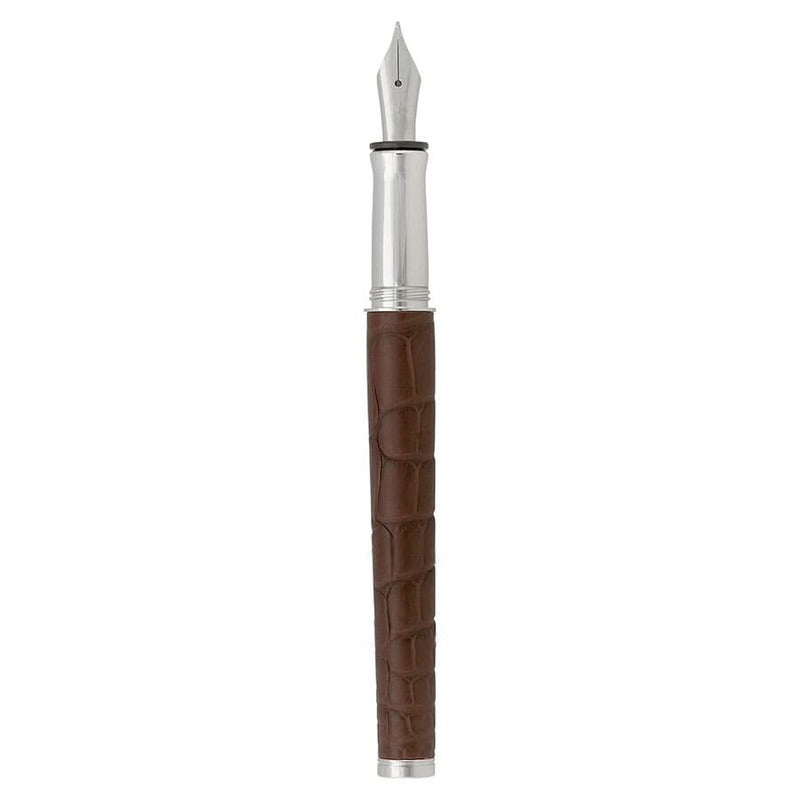 Caneta Tinteiro Bespoke All Alligator - Marron - Mercado de Luxo - O Maior E-Commerce de Bens, Produtos e Serviços de Luxo do Brasil.