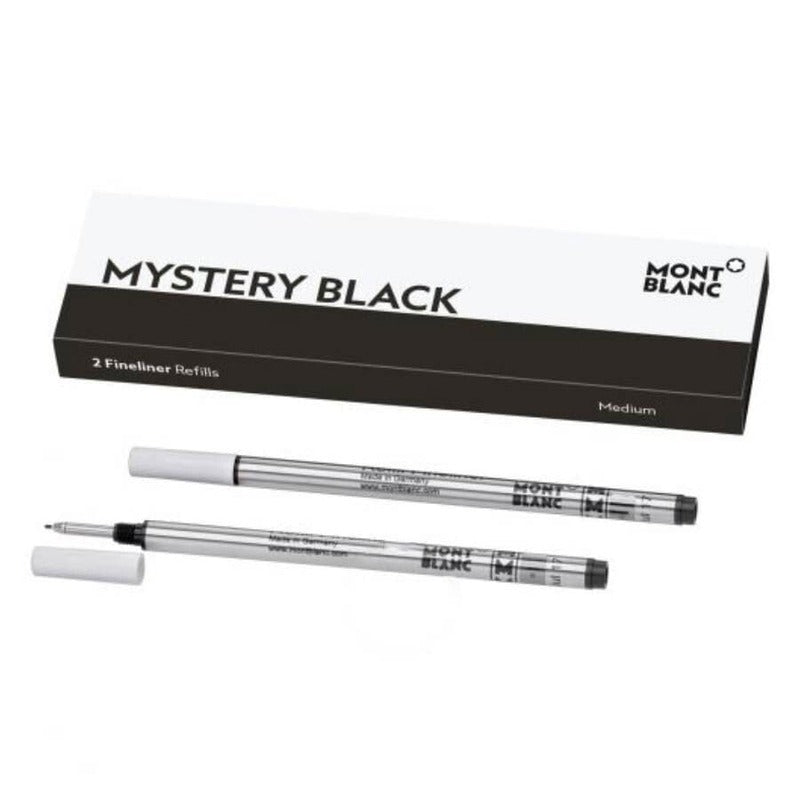 Refil Fineliner - 2 unid - Ponta Média - Preto Mistério