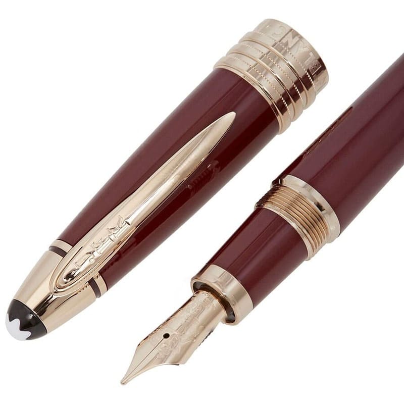 Caneta Tinteiro John F. Kennedy - Edição Especial Burgundy - Tinteiro - Mercado de Luxo - O Maior E-Commerce de Bens, Produtos e Serviços de Luxo do Brasil.