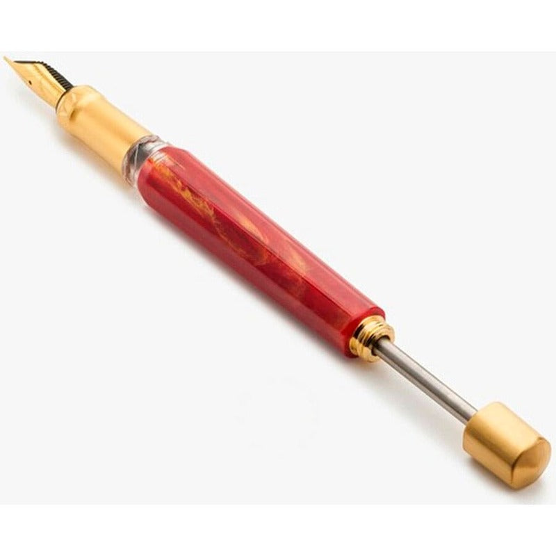 Caneta Tinteiro Opera Gold - Ponta Fina - Vermelha - Mercado de Luxo - O Maior E-Commerce de Bens, Produtos e Serviços de Luxo do Brasil.