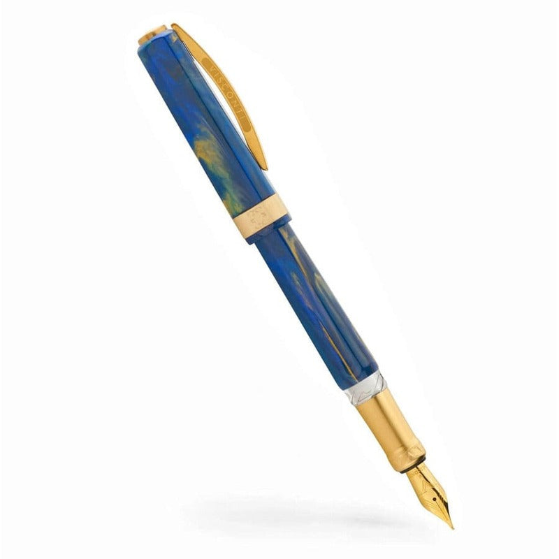 Caneta Tinteiro Opera Gold - Ponta Média - Azul - Mercado de Luxo - O Maior E-Commerce de Bens, Produtos e Serviços de Luxo do Brasil.