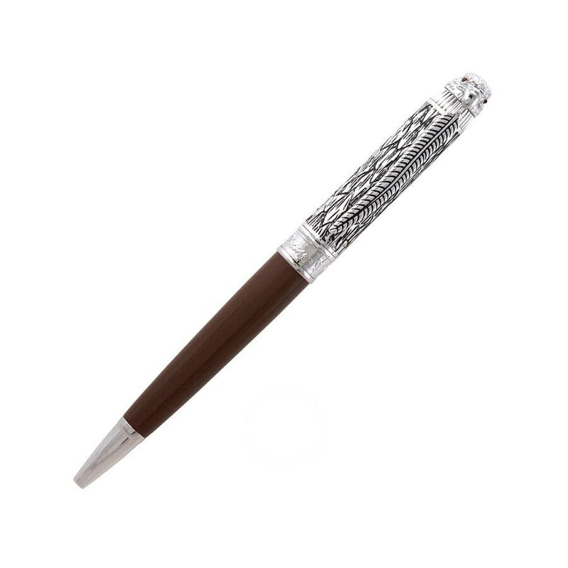 Caneta Esferográfica Rhodium Plated Falcon