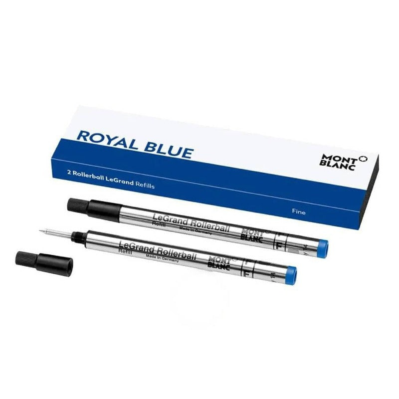 Refil Rollerball Legrand - 2 unid - Ponta Fina - Azul Royal