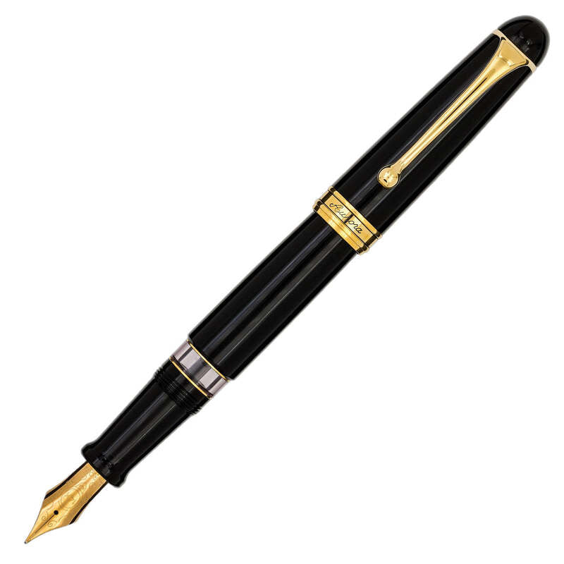 Caneta Tinteiro 88 Resin Gold Ouro 14k