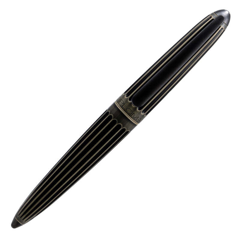 Caneta Tinteiro Aero Oxyd Brass - Mercado de Luxo - O Maior E-Commerce de Bens, Produtos e Serviços de Luxo do Brasil.