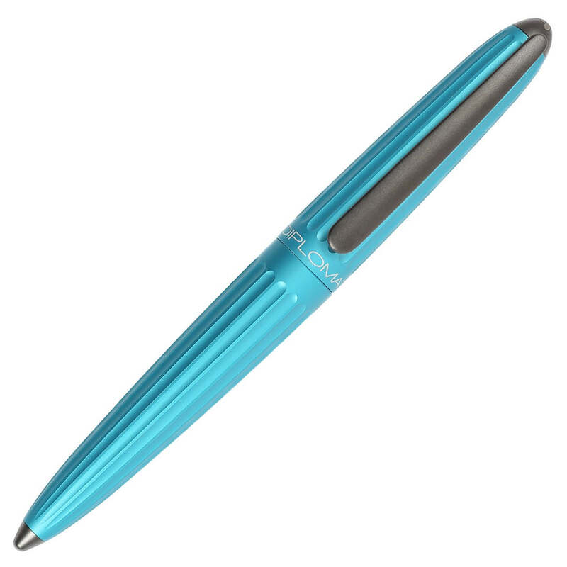Caneta Tinteiro Aero Turquoise - Mercado de Luxo - O Maior E-Commerce de Bens, Produtos e Serviços de Luxo do Brasil.