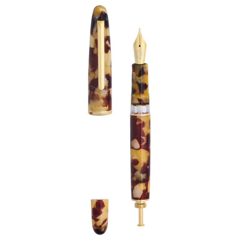 Caneta Tinteiro Estie Tortoise Button-Fill