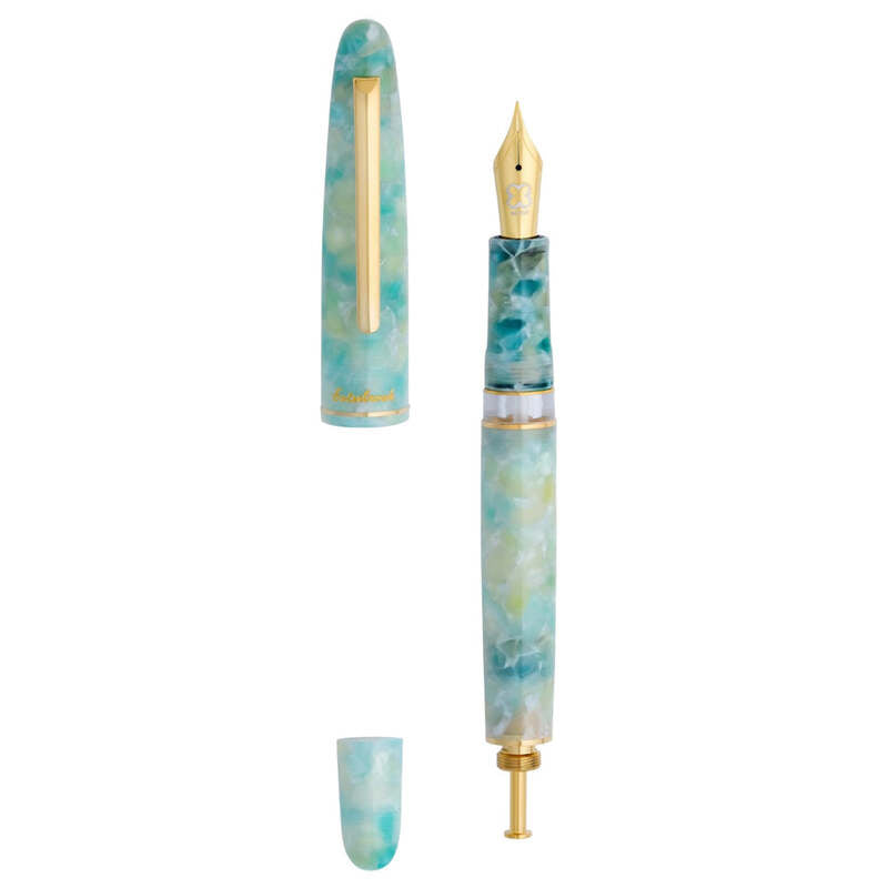 Caneta Tinteiro Estie Sea Glass Button-Fill