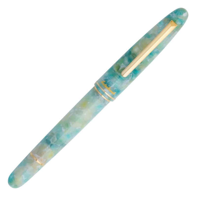 Caneta Tinteiro Estie Sea Glass Button-Fill - Mercado de Luxo - O Maior E-Commerce de Bens, Produtos e Serviços de Luxo do Brasil.