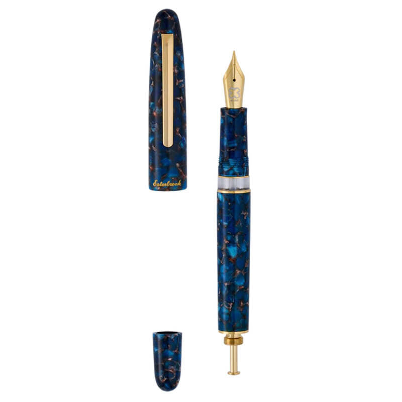 Caneta Tinteiro Estie Nouveau Bleu Button-Fill