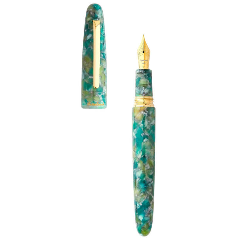 Caneta Tinteiro Estie Sea Glass - Oversize - Mercado de Luxo - O Maior E-Commerce de Bens, Produtos e Serviços de Luxo do Brasil.