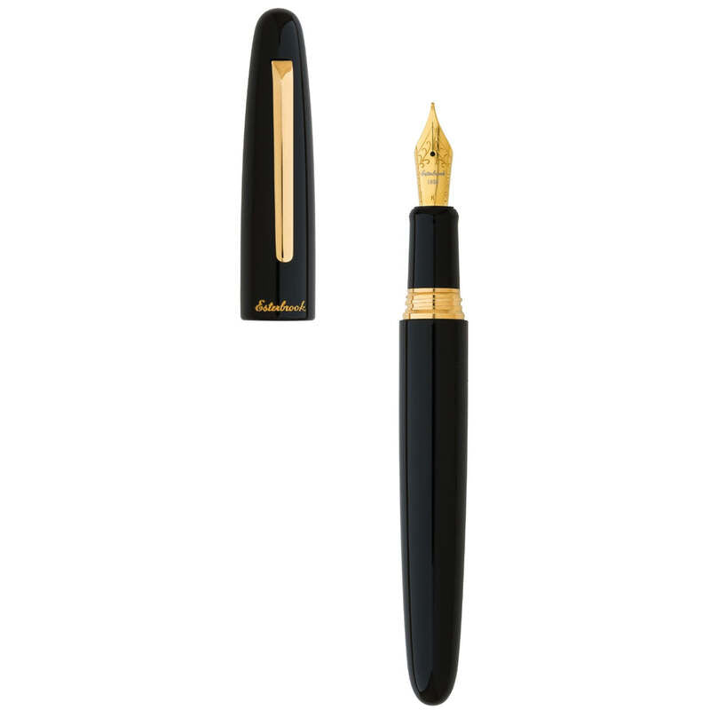 Caneta Tinteiro Estie Ebony - Oversize - Mercado de Luxo - O Maior E-Commerce de Bens, Produtos e Serviços de Luxo do Brasil.