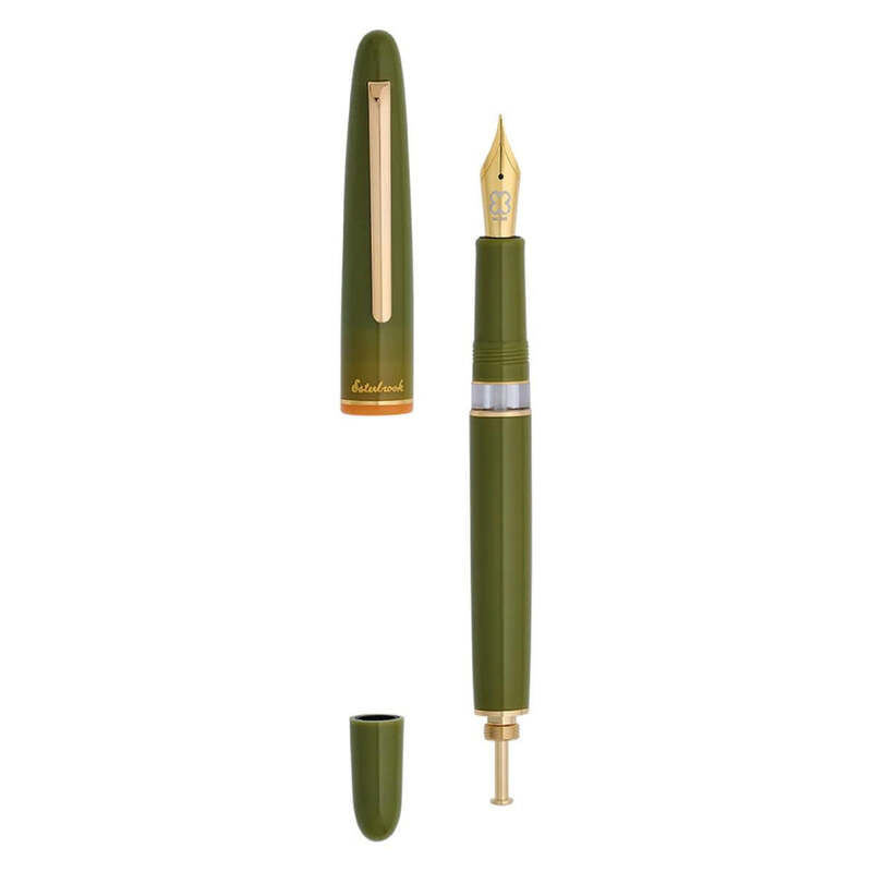 Caneta Tinteiro Estie "Back to the Land" Quirky Leaf Piston