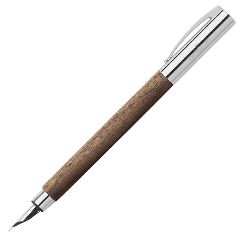 Caneta Tinteiro Ambition Walnut Wood