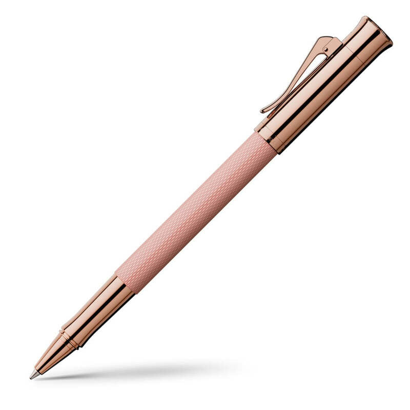 Caneta RollerBall Guilloche Rose Blush