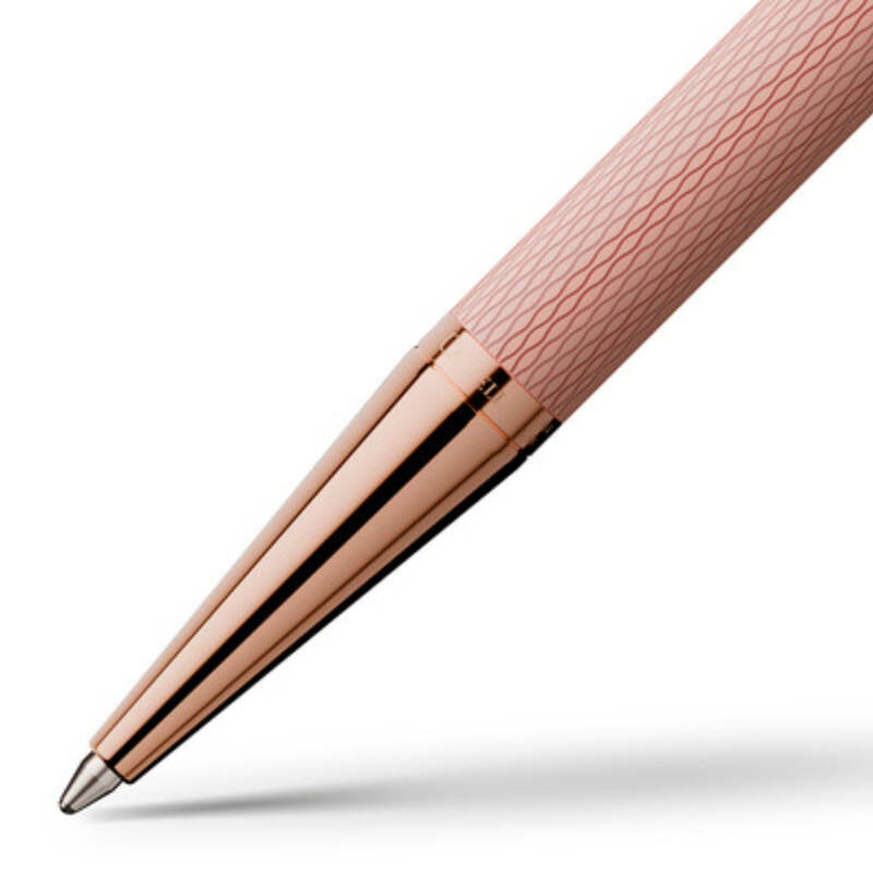 Caneta Esferográfica Guilloche Rose Blush - Mercado de Luxo - O Maior E-Commerce de Bens, Produtos e Serviços de Luxo do Brasil.
