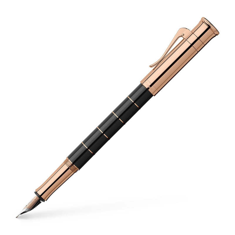 Caneta Tinteiro Anello RosèGold Ouro 18k