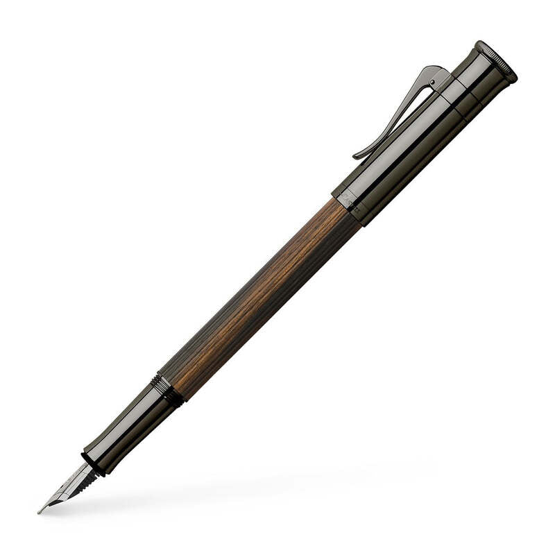Caneta Tinteiro Classic Macassar Ouro 18k