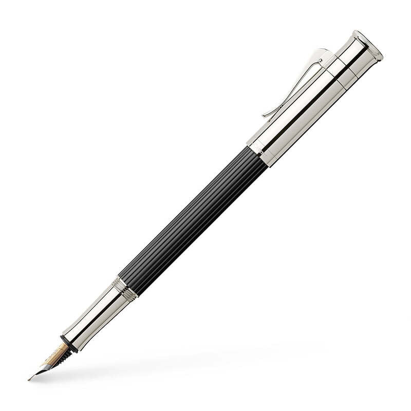 Caneta Tinteiro Classic Ebony Ouro 18k