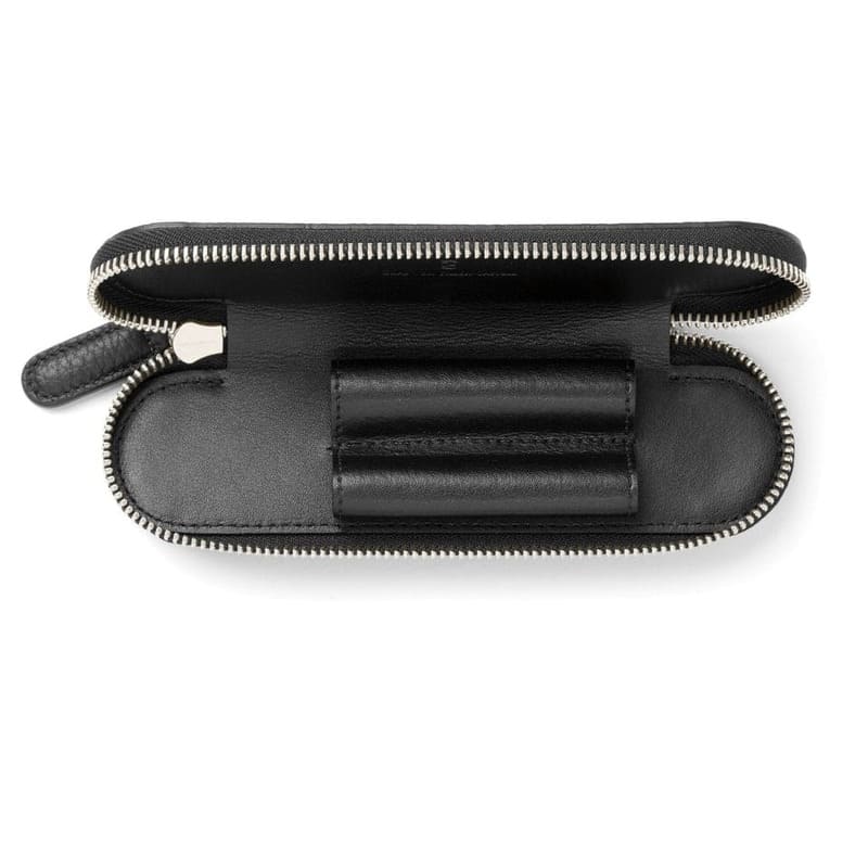 Porta Caneta Black Zipper Cashmere para 2 unid