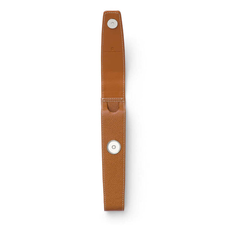 Porta Caneta Cognac Magnetic Epsom para 1 unid - Mercado de Luxo - O Maior E-Commerce de Bens, Produtos e Serviços de Luxo do Brasil.