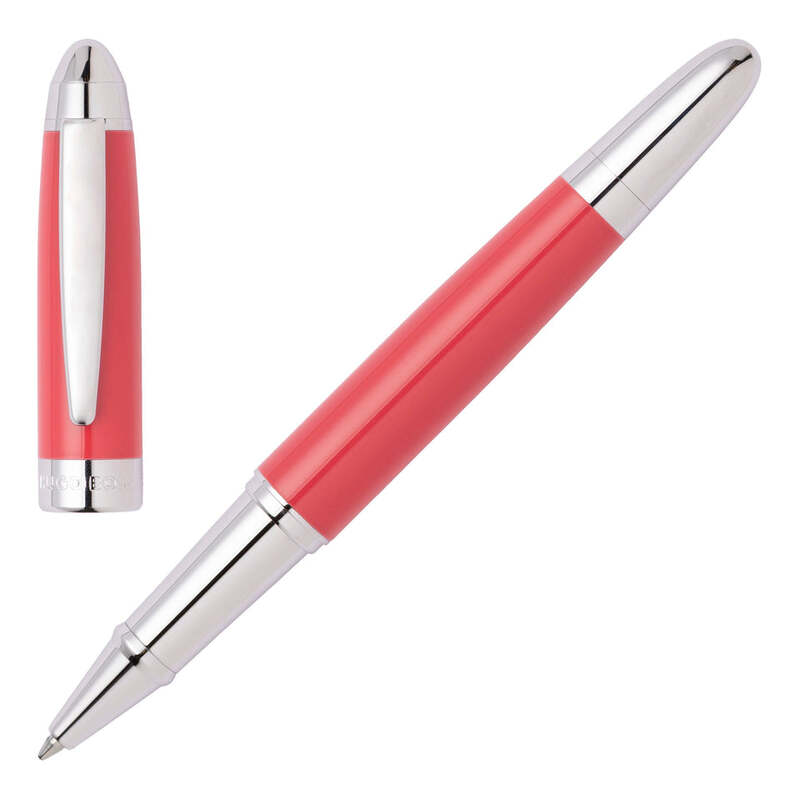 Caneta RollerBall Icon Corail/Chrome