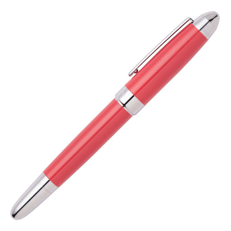 Caneta RollerBall Icon Corail/Chrome - Mercado de Luxo - O Maior E-Commerce de Bens, Produtos e Serviços de Luxo do Brasil.