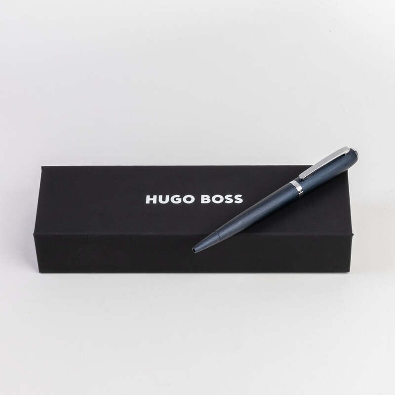 Caneta Esferográfica Contour Brushed Navy - Mercado de Luxo - O Maior E-Commerce de Bens, Produtos e Serviços de Luxo do Brasil.