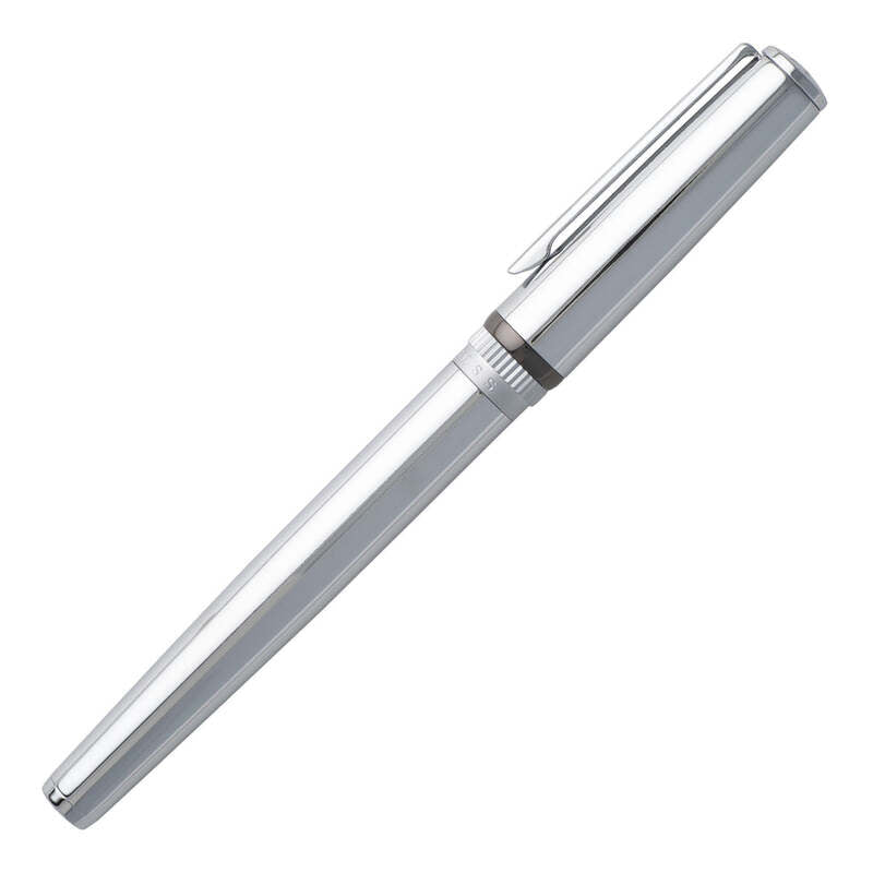 Caneta Tinteiro Gear Metal Chrome - Mercado de Luxo - O Maior E-Commerce de Bens, Produtos e Serviços de Luxo do Brasil.