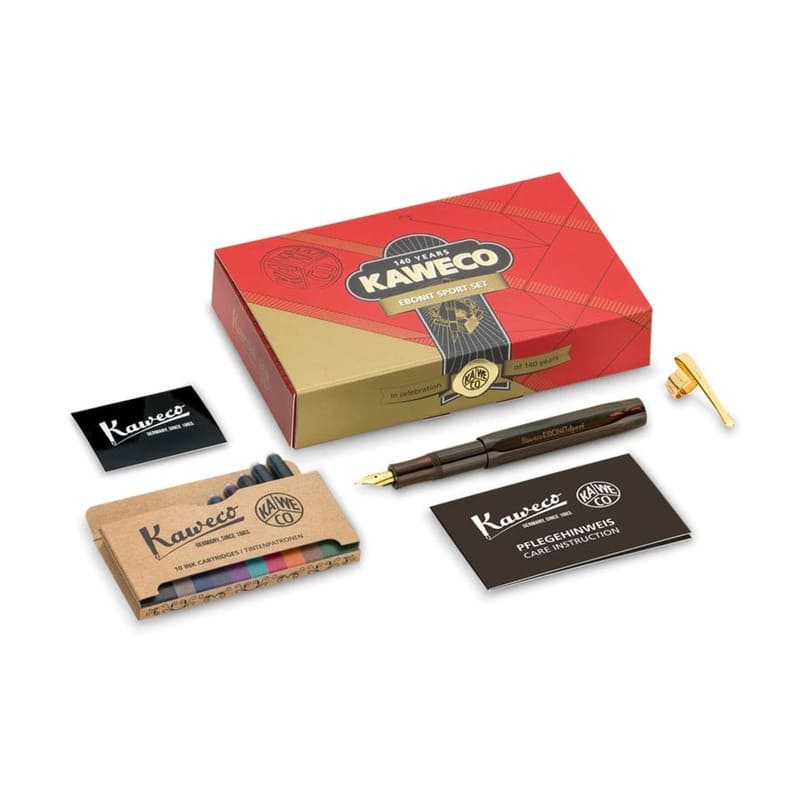 Caneta Tinteiro Ebonit Sport 140 Years - Edição Aniversário