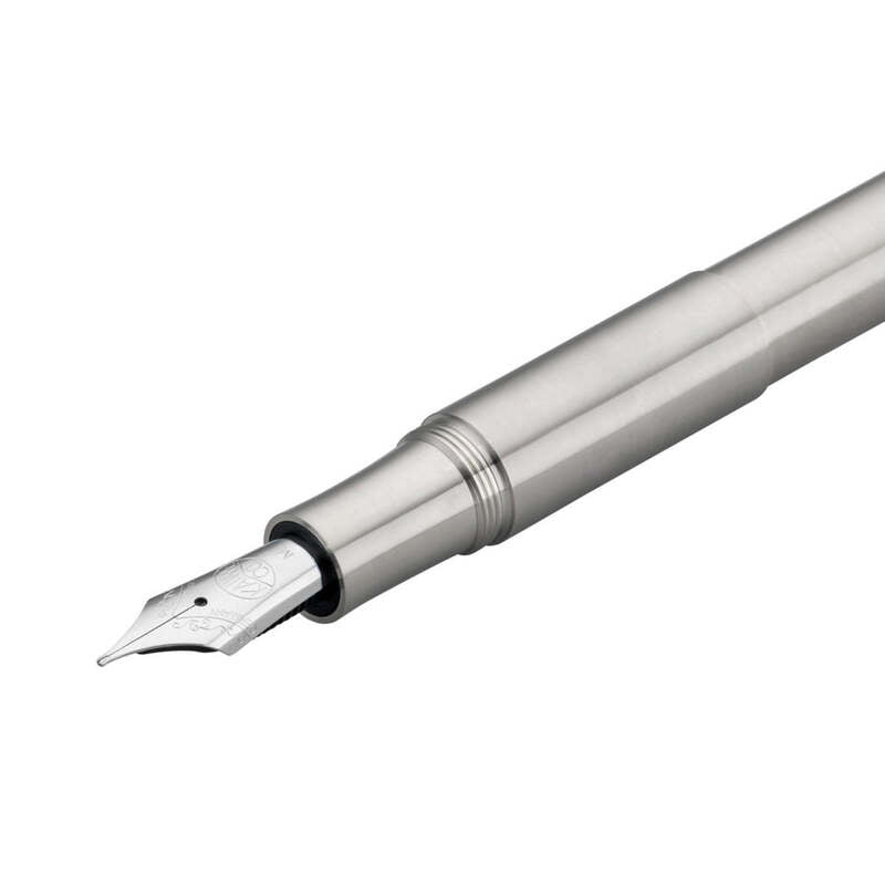 Caneta Tinteiro Supra Stainless Steel - Mercado de Luxo - O Maior E-Commerce de Bens, Produtos e Serviços de Luxo do Brasil.