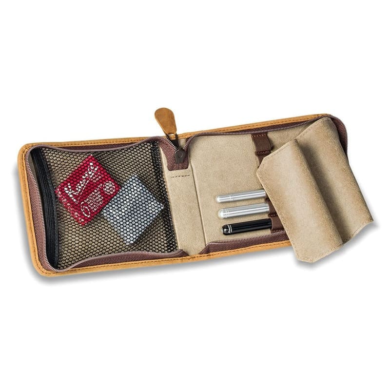 Porta Caneta Traveller para 6 unid - Mercado de Luxo - O Maior E-Commerce de Bens, Produtos e Serviços de Luxo do Brasil.