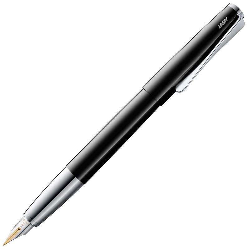 Caneta Tinteiro Studio Pianoblack Ouro 14k 068Pi
