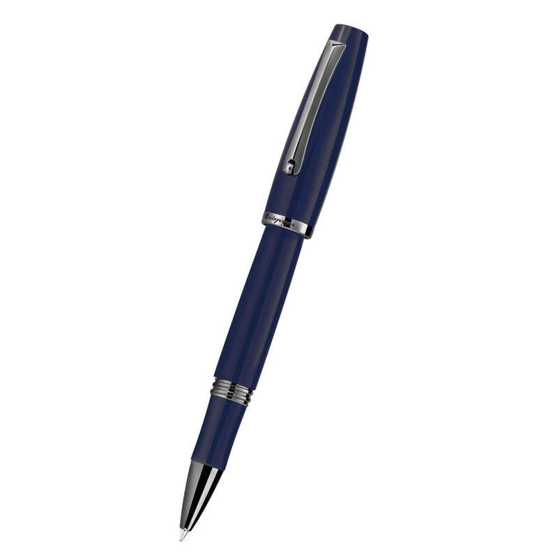Caneta RollerBall Manager Navy Ruthenium - Mercado de Luxo - O Maior E-Commerce de Bens, Produtos e Serviços de Luxo do Brasil.
