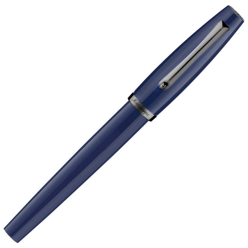 Caneta RollerBall Manager Navy Ruthenium - Mercado de Luxo - O Maior E-Commerce de Bens, Produtos e Serviços de Luxo do Brasil.
