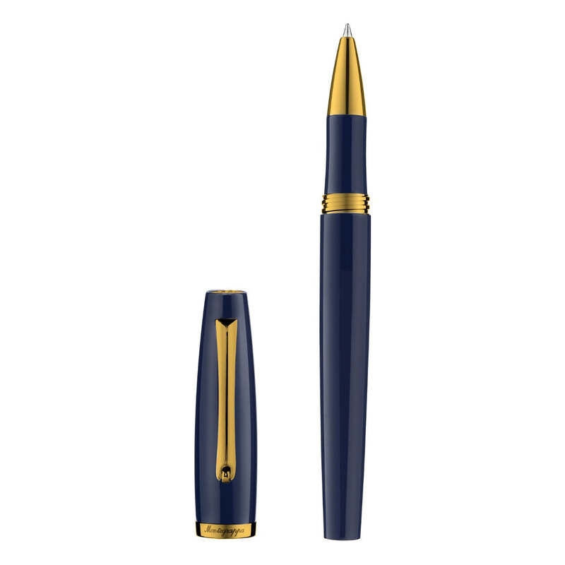 Caneta RollerBall Manager Navy Gold