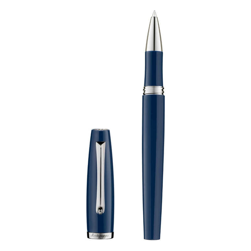 Caneta RollerBall Manager Navy Steel