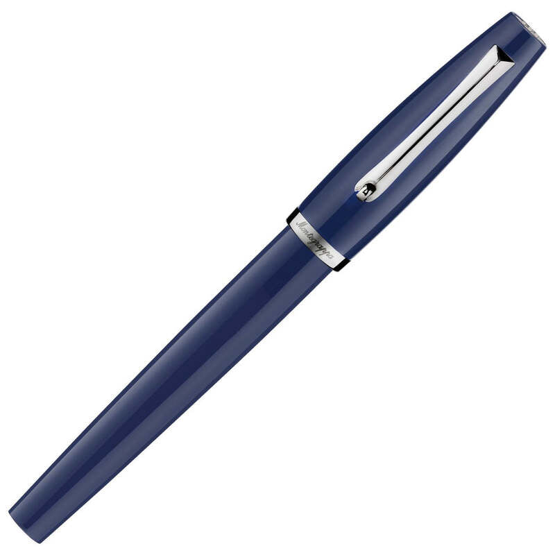 Caneta RollerBall Manager Navy Steel - Mercado de Luxo - O Maior E-Commerce de Bens, Produtos e Serviços de Luxo do Brasil.